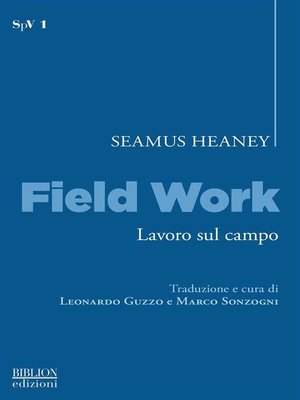 cover image of Field work. Lavoro sul campo